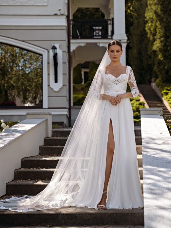 Οικονομικό μπόχο νυφικό σε 'ίσια